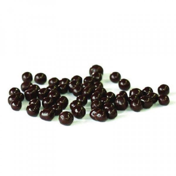 Quinoa soufflé enrobé de chocolat noir BIO (70%) 100g